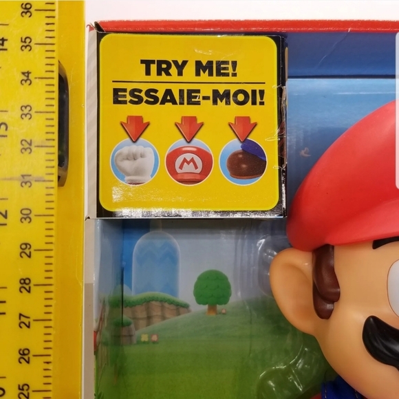 Super Mario- It's A Me Mario 12" Motion Activated Sound Interactive figure Toy - Picture 8 of 11